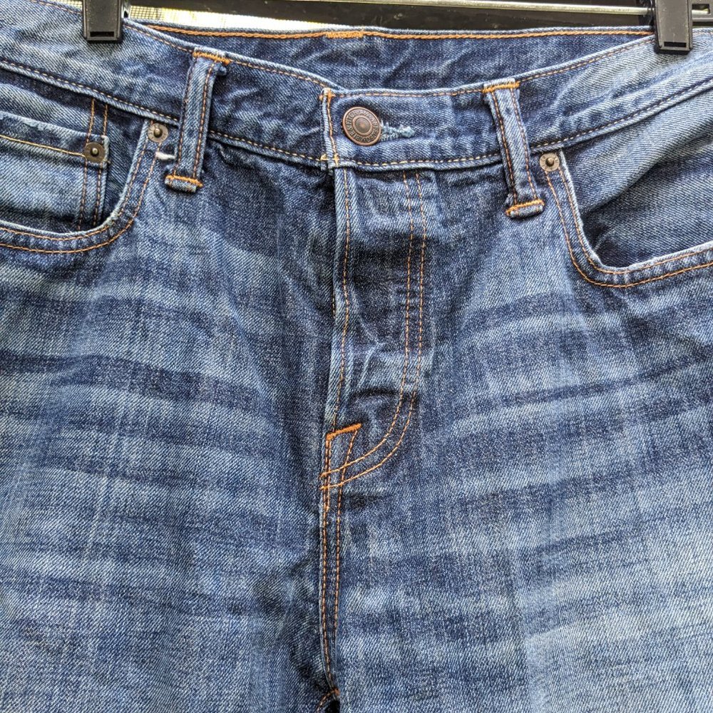 Abercrombie & Fitch Mens Jeans Boot Distressed 34 x34 - Picture 2 of 8